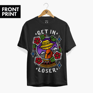 Get In Loser T-Shirt (Unisex)-Tattoo Clothing, Tattoo T-Shirt, N03-Broken Society