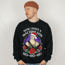 Load image into Gallery viewer, Ho Ho Ho Christmas Jumper (Unisex)-Tattoo Clothing, Tattoo Sweatshirt, JH030-Broken Society