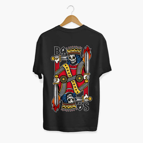 King Of Spades T-shirt (Unisex)-Tattoo Clothing, Tattoo T-Shirt, N03-Broken Society