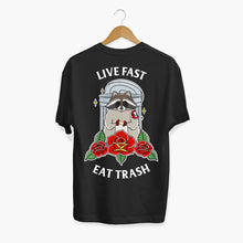 Load image into Gallery viewer, Live Fast Eat Trash T-shirt (Unisex)-Tattoo Clothing, Tattoo T-Shirt, N03-Broken Society