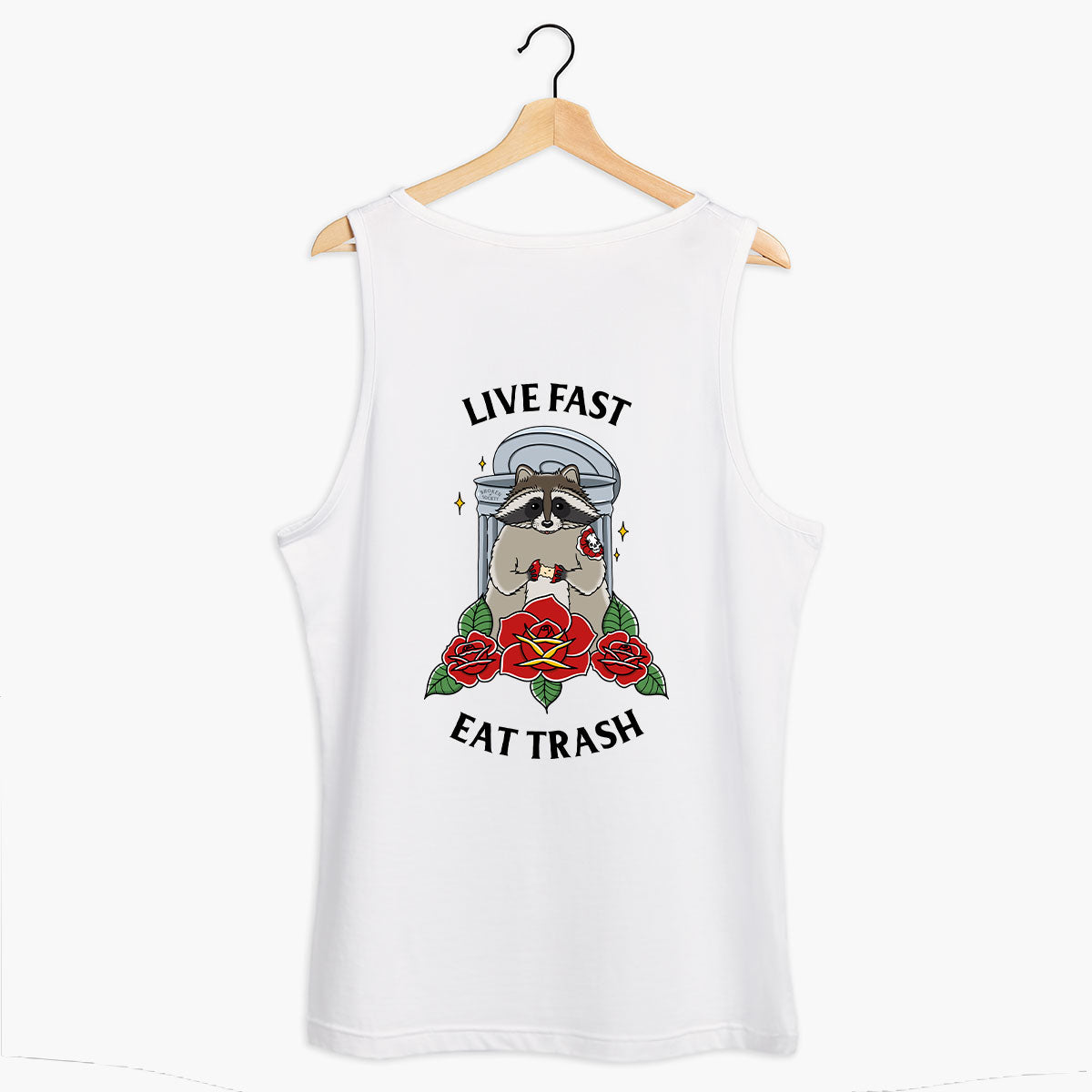 Live Fast Eat Trash Tank
