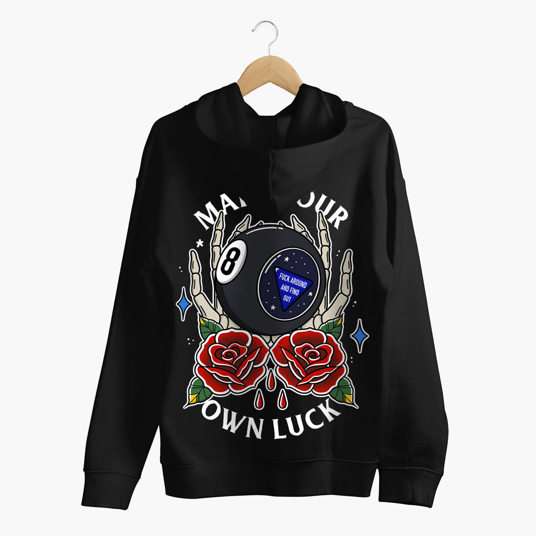 Magic 8 Ball Hoodie (Unisex)-Tattoo Clothing, Tattoo Hoodie, JH001-Broken Society