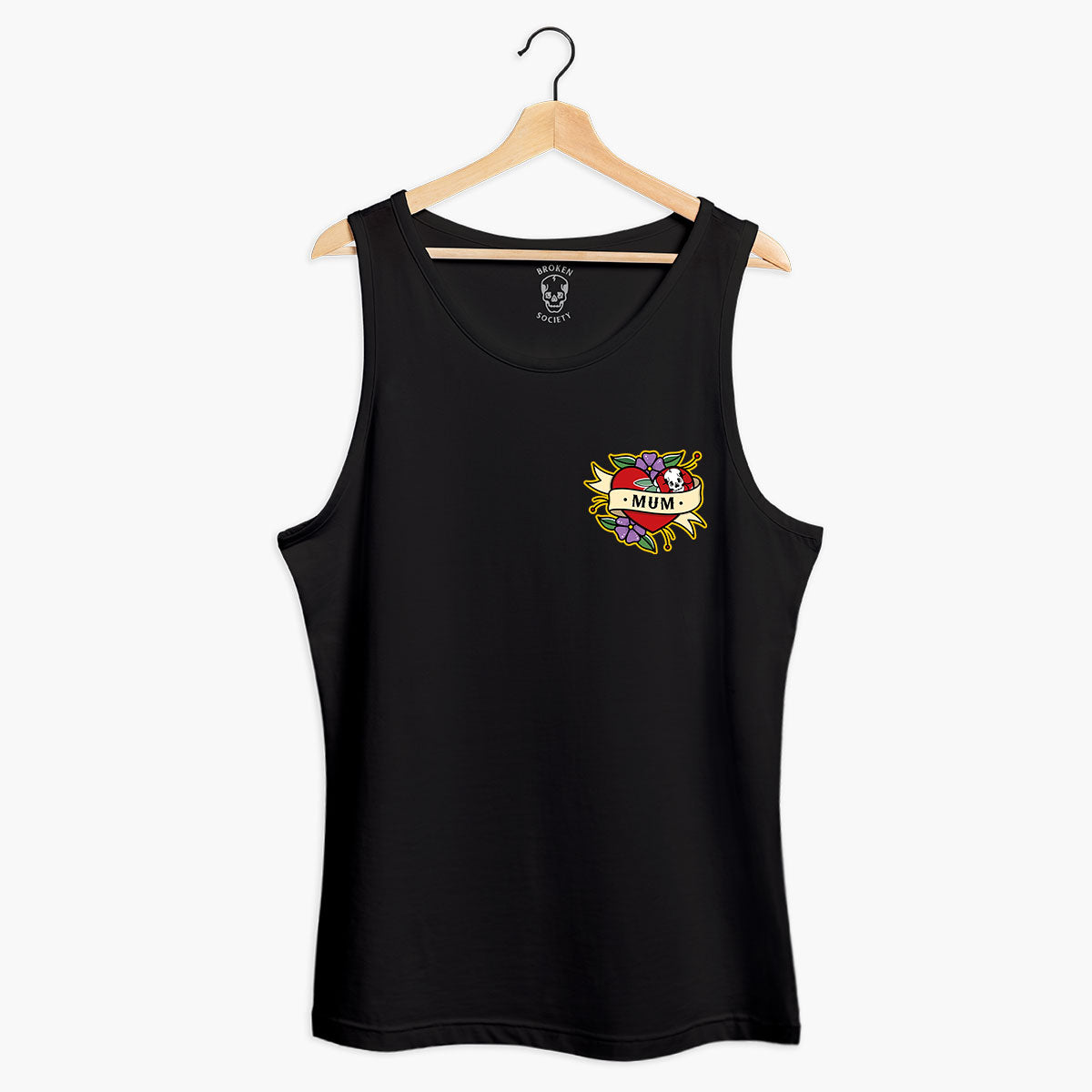 Mum Tank (Unisex)-Tattoo Clothing, Tattoo Tank, 03980-Broken Society