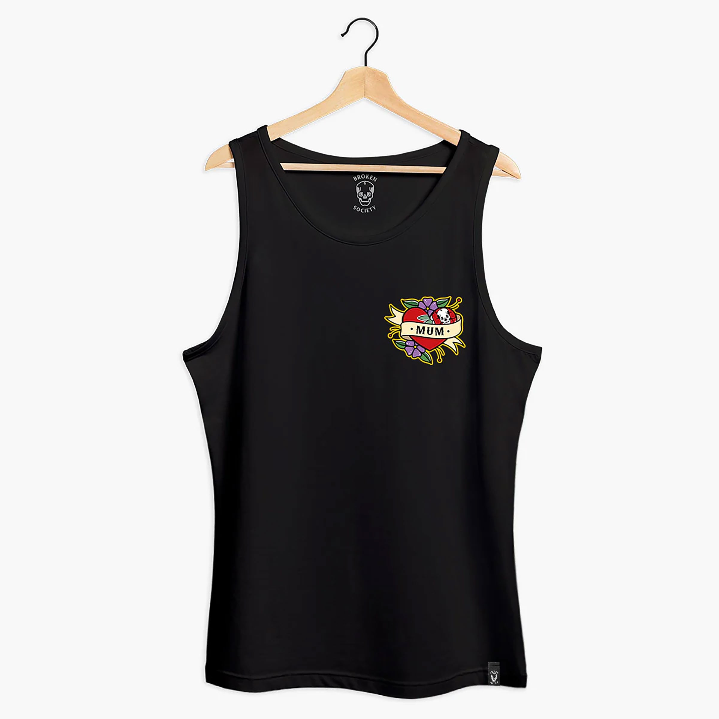 Mum Tank (Unisex)-Tattoo Clothing, Tattoo Tank, 03980-Broken Society