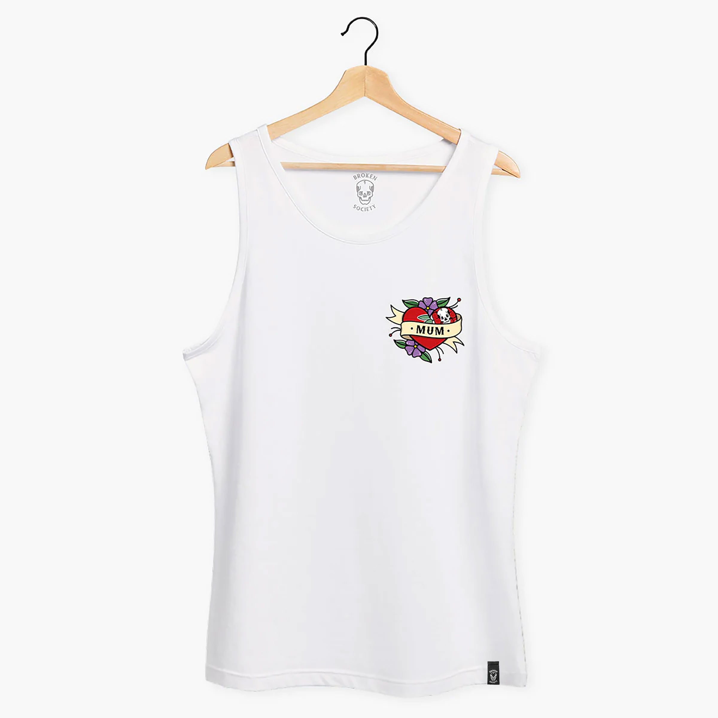 Mum Tank (Unisex)-Tattoo Clothing, Tattoo Tank, 03980-Broken Society