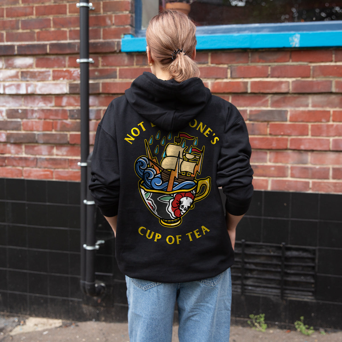 Not Everyone's Cup Of Tea Hoodie (Unisex)-Tattoo Clothing, Tattoo Hoodie, JH001-Broken Society