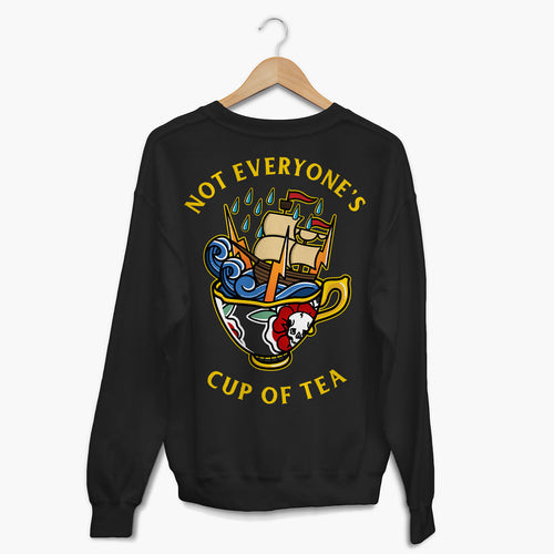 Not Everyone's Cup Of Tea Sweatshirt (Unisex)-Tattoo Clothing, Tattoo Sweatshirt, JH030-Broken Society