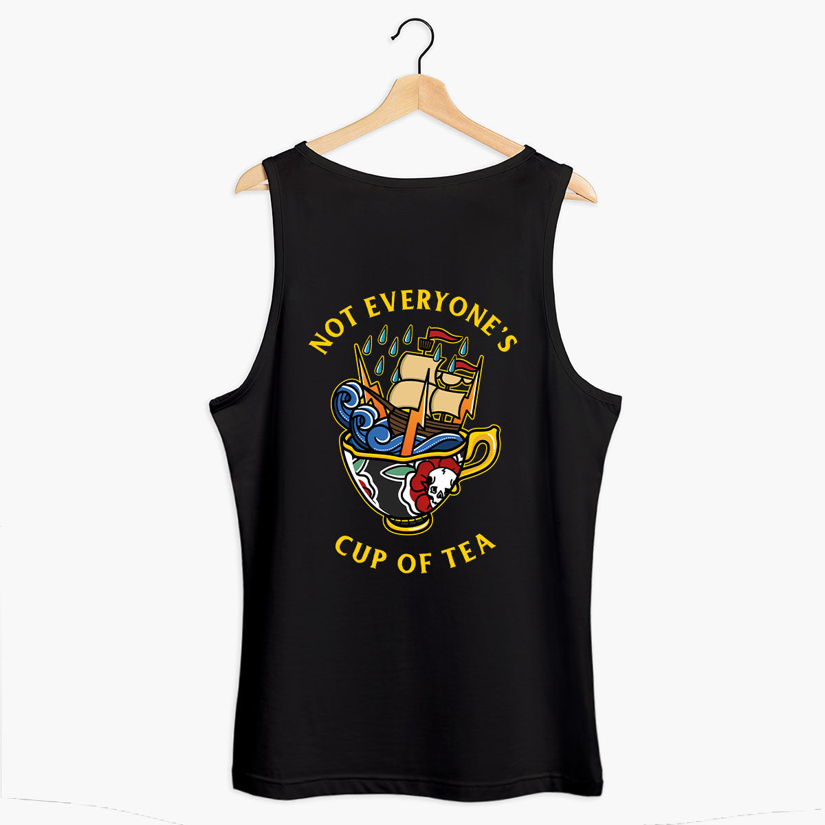 Not Everyone's Cup Of Tea Tank (Unisex)-Tattoo Clothing, Tattoo Tank, 03980-Broken Society