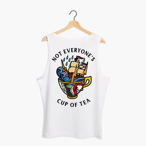 Not Everyone's Cup Of Tea Tank (Unisex)-Tattoo Clothing, Tattoo Tank, 03980-Broken Society