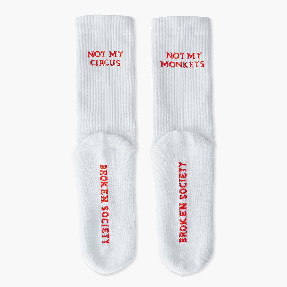 Not My Circus Socks (Unisex)-Tattoo Apparel, Tattoo Accessories, Tattoo Gift, Tattoo Socks-Broken Society