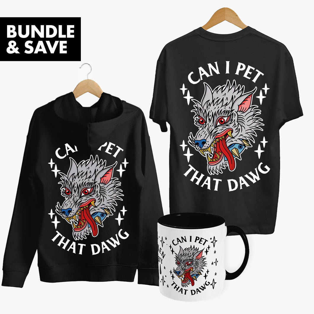 Pet That Dawg Bundle-Tattoo Apparel, Tattoo Accessories, Tattoo Gift, Tattoo Bundle-Broken Society