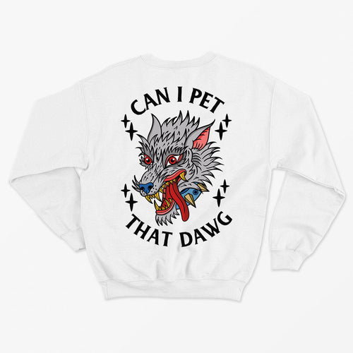 Pet That Dawg Kids Sweatshirt (Unisex)-Tattoo Clothing, Tattoo Sweatshirt, JH030J-Broken Society