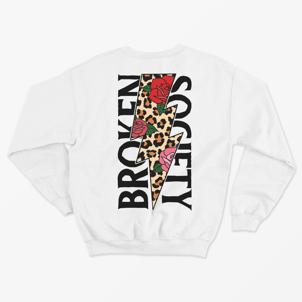 Roses And Animal Kids Sweatshirt (Unisex)-Tattoo Clothing, Tattoo Sweatshirt, JH030J-Broken Society