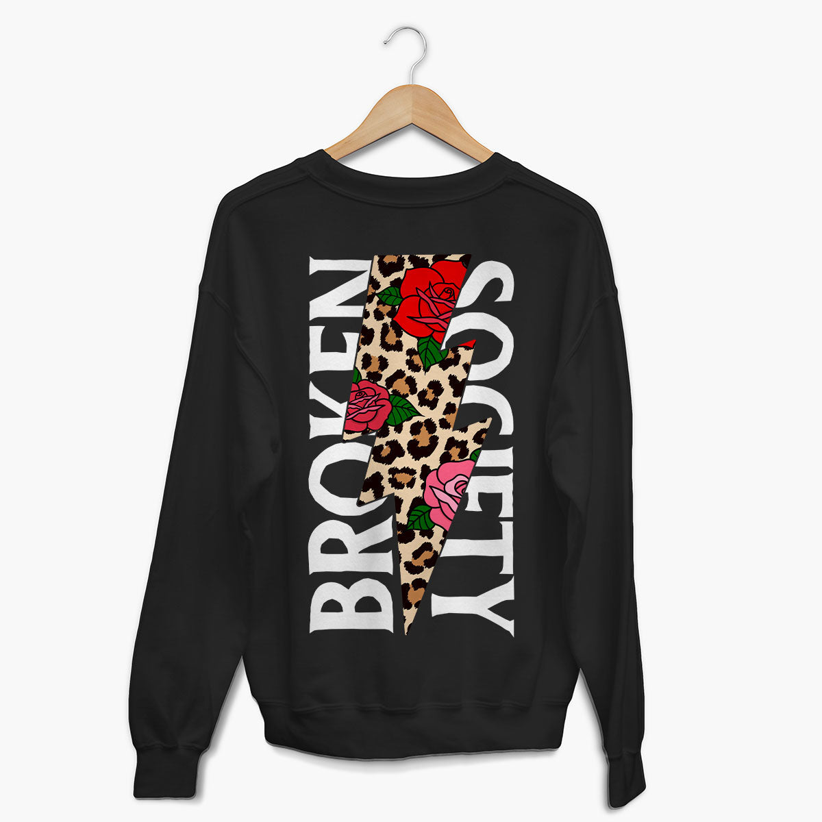 Roses Animal Print Sweatshirt