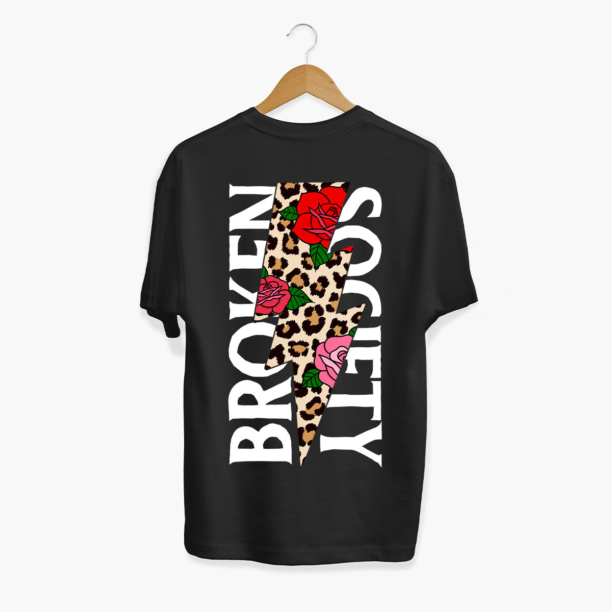 Roses Animal Print T Shirt
