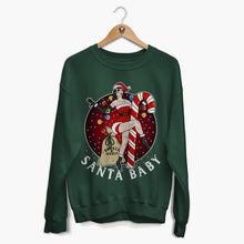 Load image into Gallery viewer, Santa Baby Christmas Jumper (Unisex)-Tattoo Clothing, Tattoo Sweatshirt, JH030-Broken Society