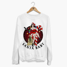 Load image into Gallery viewer, Santa Baby Christmas Jumper (Unisex)-Tattoo Clothing, Tattoo Sweatshirt, JH030-Broken Society