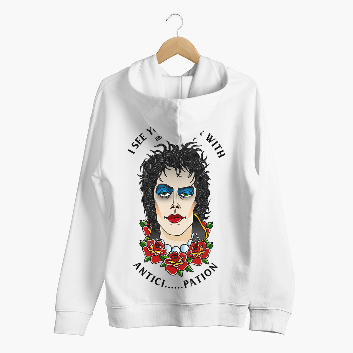 Shiver With Anticipation Hoodie (Unisex)-Tattoo Clothing, Tattoo Hoodie, JH001-Broken Society