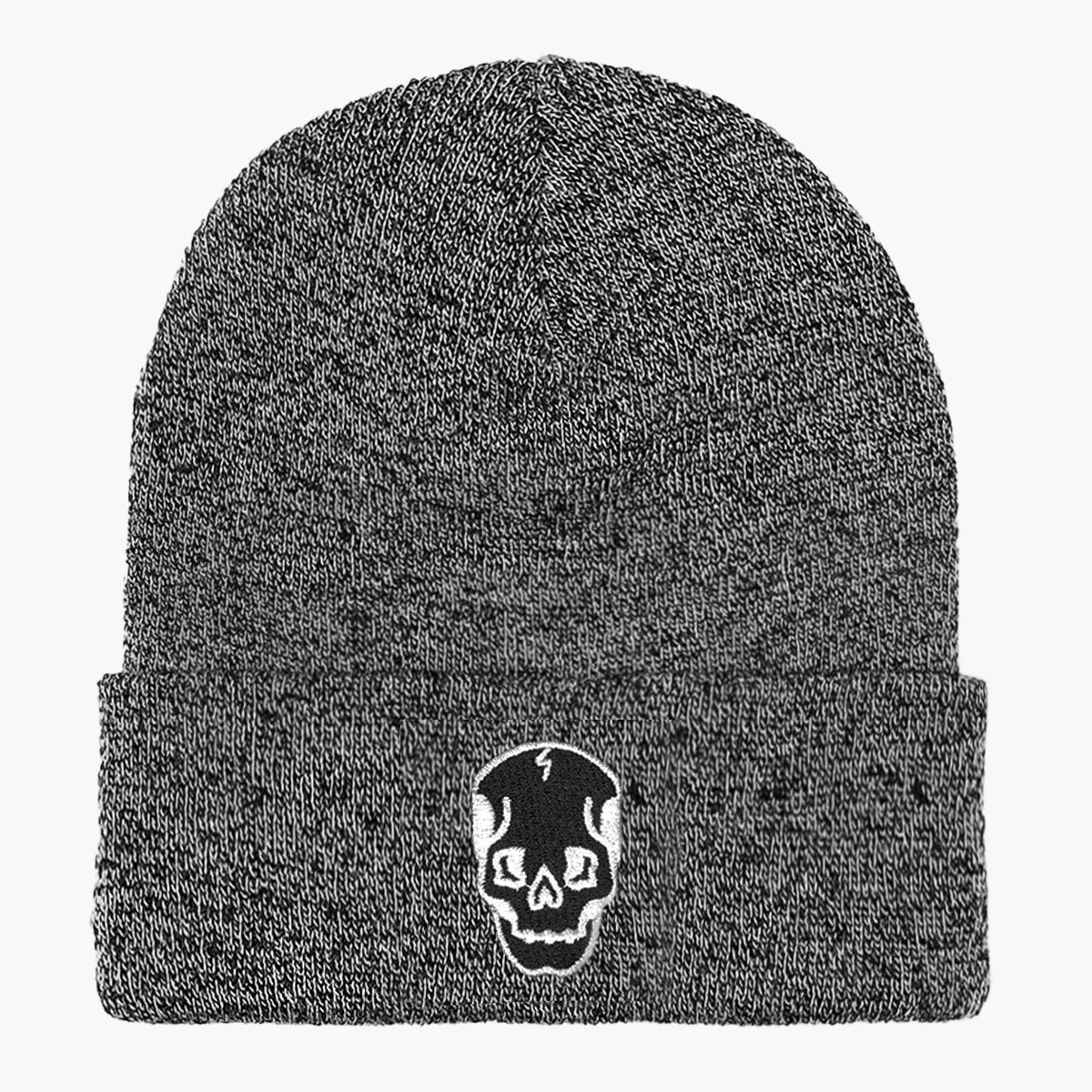 Skull Embroidered Beanie