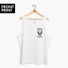 Load image into Gallery viewer, Skull Front Print Tank (Unisex)-Tattoo Clothing, Tattoo Tank, 03980-Broken Society