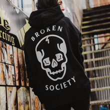 Load image into Gallery viewer, Skull Hoodie (Unisex)-Tattoo Clothing, Tattoo Hoodie, JH001-Broken Society