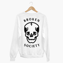 Load image into Gallery viewer, Broken Society Skull Sweatshirt (Unisex)-Tattoo Clothing, Tattoo Sweatshirt, JH030-Broken Society