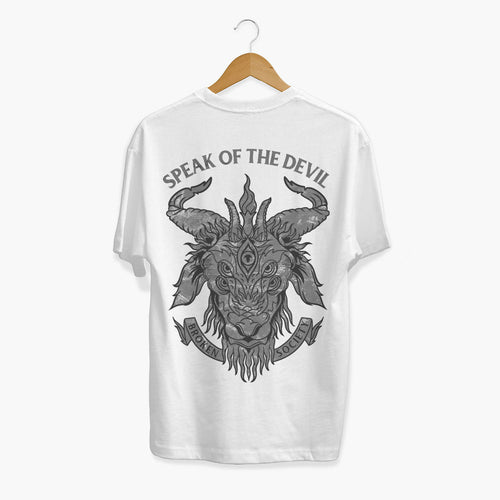 Speak Of The Devil T-shirt (Unisex)-Tattoo Clothing, Tattoo T-Shirt, N03-Broken Society