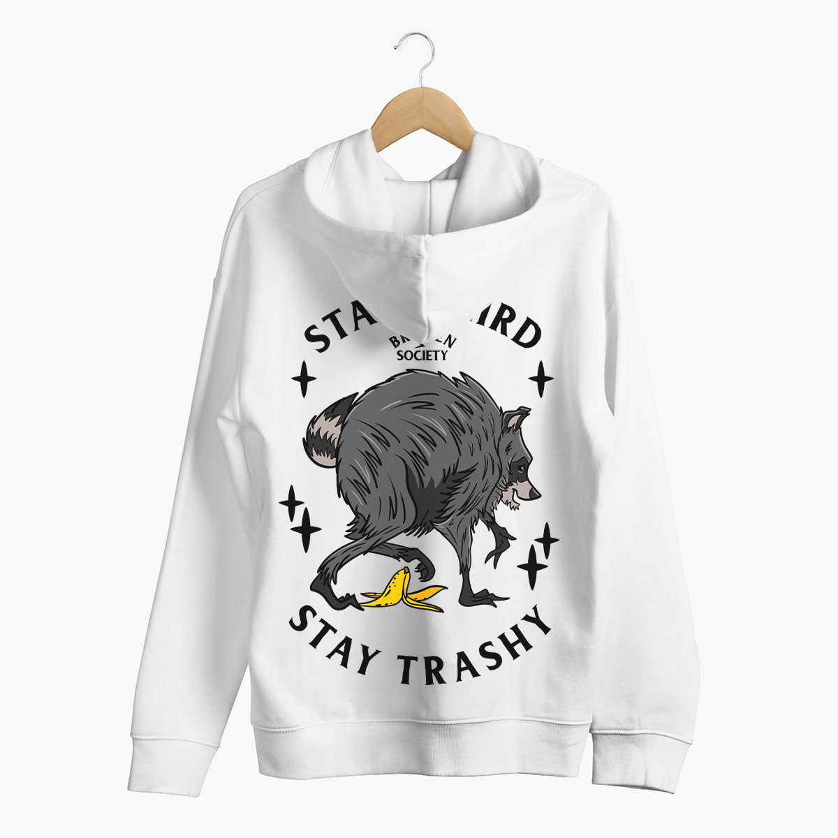 Stay Weird Stay Trashy Hoodie (Unisex)-Tattoo Clothing, Tattoo Hoodie, JH001-Broken Society