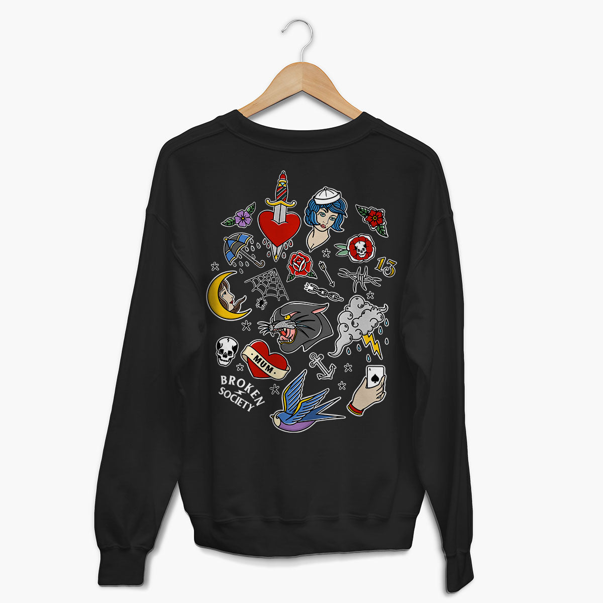 Tattoo Flash Sheet Sweatshirt