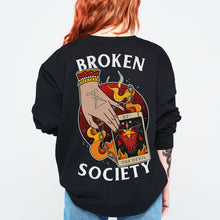 Load image into Gallery viewer, The Devil Tarot Sweatshirt (Unisex)-Tattoo Clothing, Tattoo Sweatshirt, JH030-Broken Society