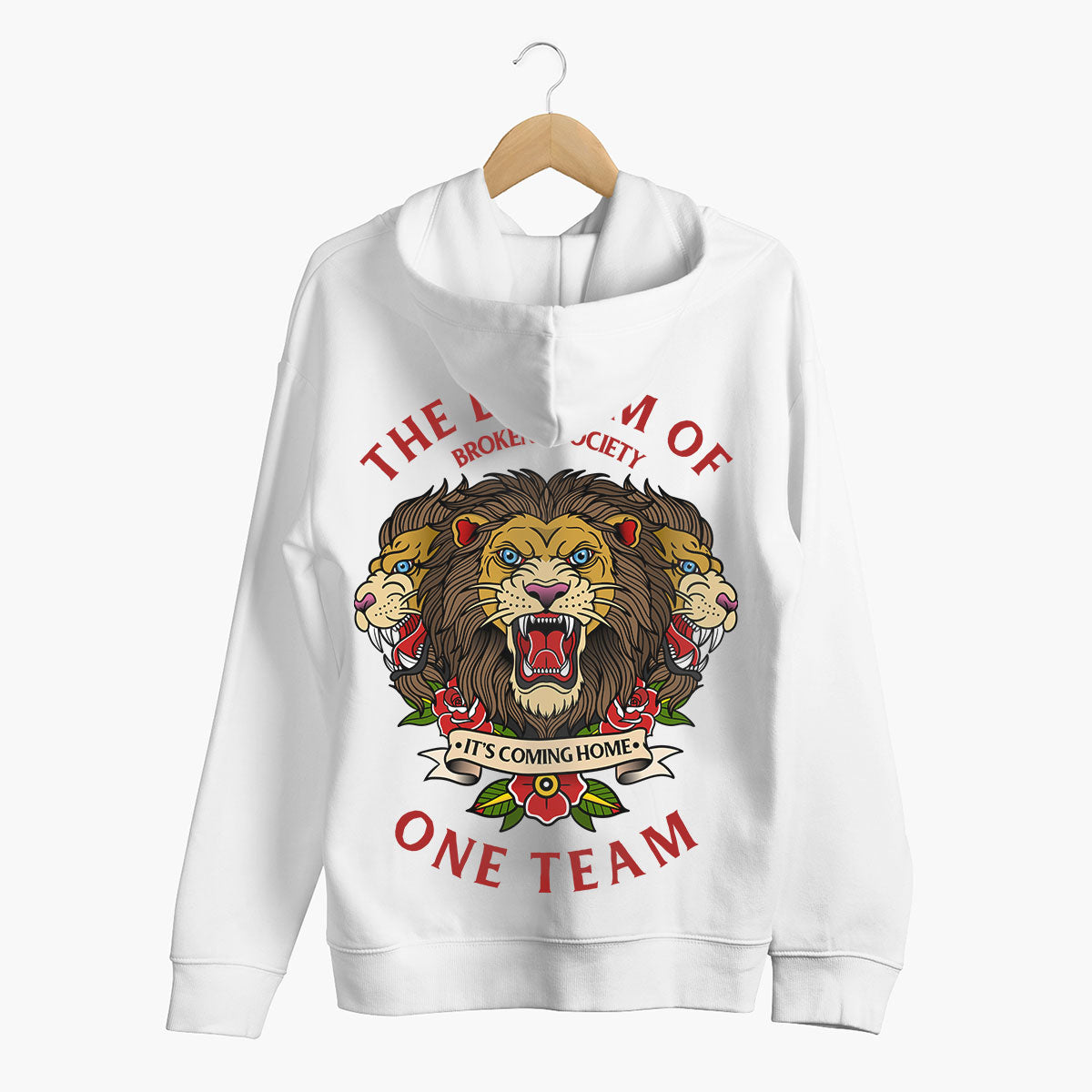 The Dream Of One Team Hoodie (Unisex)-Tattoo Clothing, Tattoo Hoodie, JH001-Broken Society