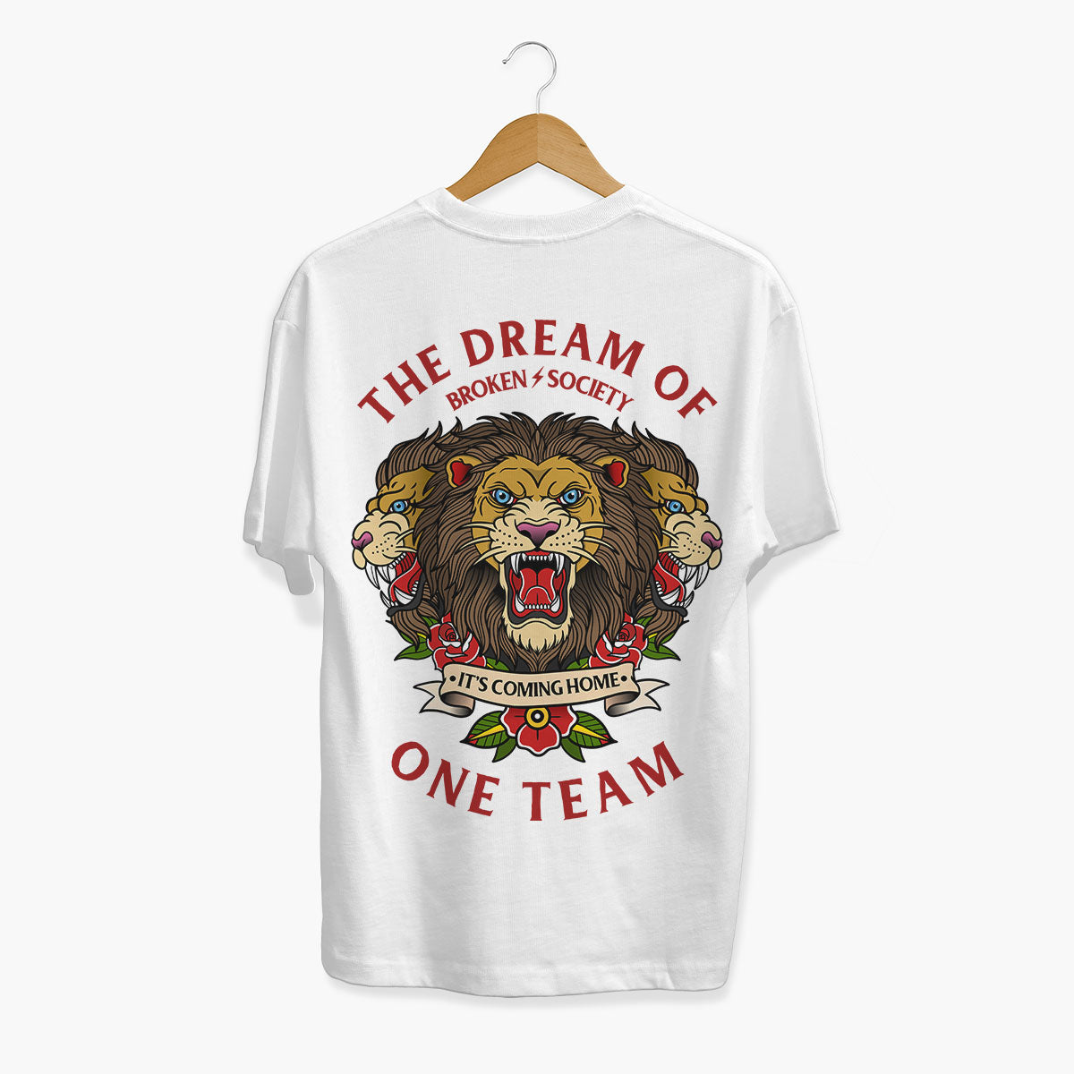 The Dream Of One Team T-Shirt (Unisex)-Tattoo Clothing, Tattoo T-Shirt, EP01-Broken Society
