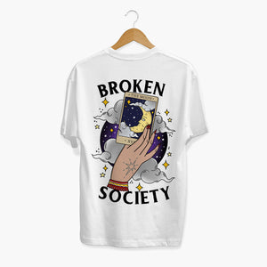 The Moon Tarot T-shirt (Unisex)-Tattoo Clothing, Tattoo T-Shirt, N03-Broken Society