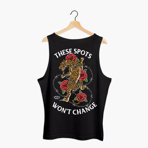 These Spots Wont Change Tank (Unisex)-Tattoo Clothing, Tattoo Tank, 03980-Broken Society