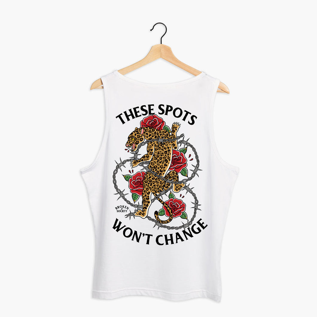 These Spots Wont Change Tank (Unisex)-Tattoo Clothing, Tattoo Tank, 03980-Broken Society