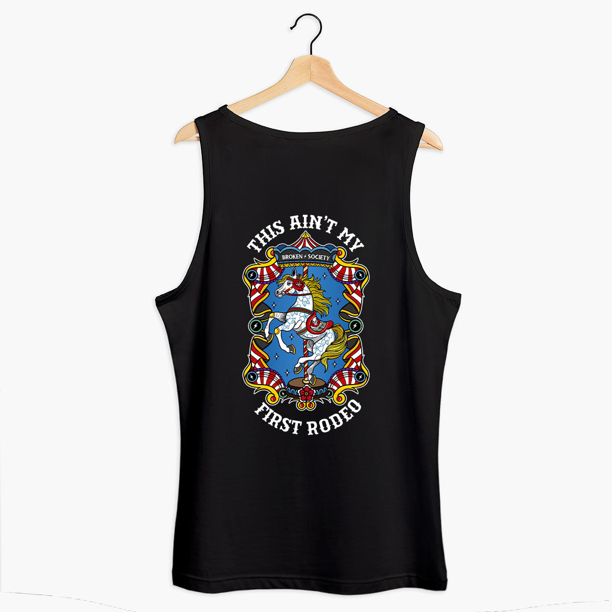 This Ain't My First Rodeo Tank (Unisex)-Tattoo Clothing, Tattoo Tank, 03980-Broken Society