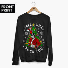 Load image into Gallery viewer, Tree Will Rock You Christmas Jumper (Unisex)-Tattoo Clothing, Tattoo Sweatshirt, JH030-Broken Society