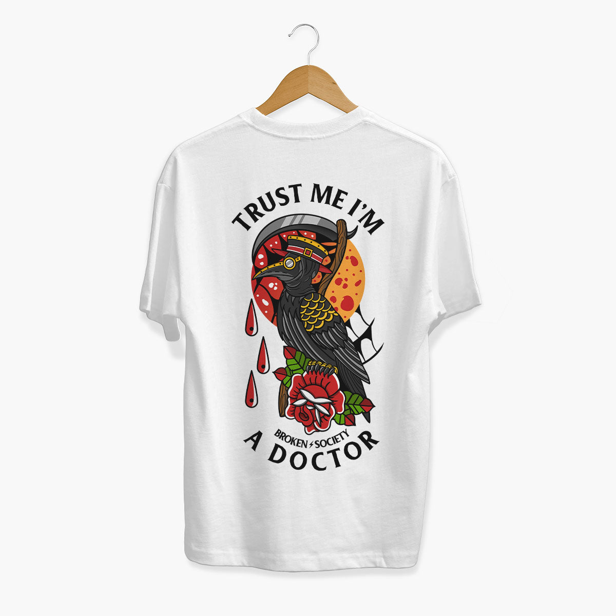 Trust Me I'm A Doctor T-Shirt (Unisex)-Tattoo Clothing, Tattoo T-Shirt, EP01-Broken Society