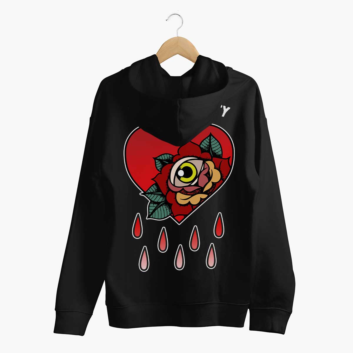 Tränendes Herz Hoodie
