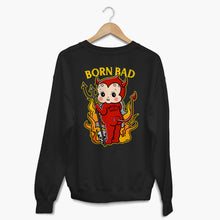 Load image into Gallery viewer, Born Bad Devil Sweatshirt (Unisex)-Tattoo Clothing, Tattoo Sweatshirt, JH030-Broken Society