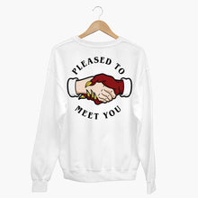 Load image into Gallery viewer, Pleased To Meet You Sweatshirt (Unisex)-Tattoo Clothing, Tattoo Sweatshirt, JH030-Broken Society